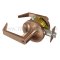 Accentra Door Handle 5300LN, Augusta Lever, Satin Bronze Finish