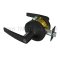 Accentra Door Handle 5300LN, Monroe Lever, Black Suede Powder Coat Finish