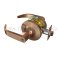 Accentra Door Handle 5400LN, Pacific Beach Lever, Bright Brass Finish