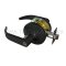Accentra Door Handle 5400LN, Pacific Beach Lever, Black Suede Powder Coat Finish