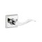 Yale Expressions Ellington Rosette with Brunswick Lever, Double Dummy, Polished Chrome (US26) FInished
