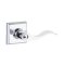 Yale Expressions Ellington Rosette with Brunswick Lever, Schlage "C" Type, Polished Chrome (US26) Finished