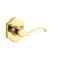 Yale Expressions Everly Rosette with Farmington Lever, Double Dummy, Polished Brass (US3) Finished