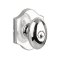 Yale Expressions Everly Rosette with Auburn Knob, Polished Chrome (US26) Finished