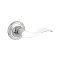 Yale Expressions Maguire Rosette with Brunswick Lever, Passage, Polished Chrome (US26) Finished
