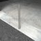Outer Support Post for Garage Flood Shield Installed into the Floor