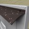Barzen #RW10 Projection Strip for Rain Proofing, Black Aluminum
