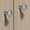 Hafele 106.65.650 Decorative Cabinet Knob in Matte Silver