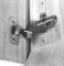 Salice Concealed Hinge, +45º Corner Hinge, 110° Opening Angle, Dowel, Overlay, Silentia+, Application