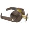Accentra Door Handle 4600LN, Dark Oxidized Satin Bronze - Equivalent Finish