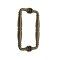 FHC Baroque Series 8" Back-To-Back Shower Door Handles, Satin Bronze (US10) Finished