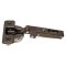 Salice Concealed Hinge, 100 Series, 105° Opening Angle, Dowel, Inset Overlay, Silentia Titanium Finish