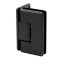 FHC Carolina Beveled 5 Degree Positive Close Wall Mount Hinge for Shower Doors -  Offset Back Plate, Oil Rubbed Bronze (US10B) Finished