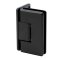 FHC Carolina Beveled Wall Mount Hinge  for Shower Doors - Offset Back Plate, Oil Rubbed Bronze (US10B) Finished