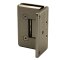 FHC Carolina Beveled Wall Mount Hinge for Shower Doors - Offset Back Plate- Rear, Satin Bronze (US10) Finished