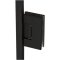 FHC Venice Jamb Mounted Hinge for Shower Doors Kit 78" Height, Matte Black (BLK) Finished