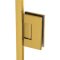 FHC Venice Jamb Mounted Hinge for Shower Doors Kit 78" Height, Satin Brass (US4) Finished
