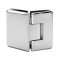 FHC Carolina Series 135 Degree Adjustable Glass-To-Glass Hinge for Shower Doors - 3/8" To 1/2" Glass, Polished Chrome (US26) Finished