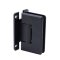 FHC Carolina Beveled Wall Mount Adjustable Hinge for Shower Doors - Full Back Plate, Oil Rubbed Bronze (US10B) Finished