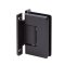 FHC Carolina Beveled Wall Mount Hinge for Shower Doors - Full Back Plate, Oil Rubbed Bronze (US10B) Finished