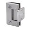 FHC Carolina Pony Wall Mount Hinge for Shower Doors -  3/8" Or 1/2" Glass- Rear, Satin Nickel (US15) Finished