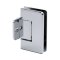 FHC Carolina Pony Wall Mount Hinge for Shower Doors -  3/8" Or 1/2" Glass, Polished Chrome (US26) Finished