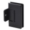 FHC Preston 180 Degree Pony Wall Mount Hinge for Shower Doors, Matte Black (BLK) Finished