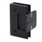 FHC Preston 180 Degree Pony Wall Mount Hinge for Shower Doors- Rear, Matte Black (BLK) Finished