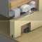 HAfele Hawa Junior 250/A, Sliding Door Hardware Set with 2 Track Stoppers