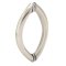 FHC Crown Style Pull 6" X 6" Back-To-Back Shower Door Handles, Satin Nickel (US15) Finished
