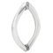 FHC Crown Style Pull 6" X 6" Back-To-Back  Shower Door Handles, Polished Chrome (US26) Finished