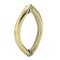 FHC Crown Style Pull 6" X 6" Back-To-Back  Shower Door Handles, Satin Brass (US4) Finished
