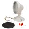 Topaz EL1WL-LED-WH LED Emergency Light Single Head, Remote Head for Wet Location 