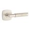 Emtek Select, T-Bar, Knurled Lever, Urban Modern Rosette, Passage, Satin Nickel (US15) Finish