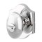 Yale Expressions Everly Rosette With Auburn Knob Polished Chrome (US26) FInished