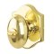 Yale Expressions Everly Rosette With Auburn Knob Polished Brass (US3) Finished