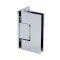 FHC Glendale Square Positive Close Wall Mount Hinge for Shower Doors, Polished Chrome (US26) Finished