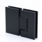 FHC Glendale Square 5 Degree Positive Close Glass To Glass Hinge for Shower Doors - 180 Degree, Matte Black (BLK) Finished