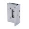FHC Glendale Adjustable Square Wall Mount Hinge for Shower Doors - Rear, Polished Chrome (US26) Finished