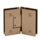 FHC Jr Glendale 135 Degree Glass-To-Glass Hinge for Shower Doors - 3/8" to 1/2" Tempered Glass- Rear, Satin Bronze (US10) Finished