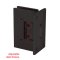 FHC Glendale Adjustable Wall Mount Hinge Full Back Plate- Rear, Oil Rubbed Bronze (US10B) Finished