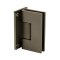 FHC Glendale Adjustable Wall Mount Hinge Full Back Plate, Satin Bronze (US10) Finished
