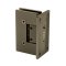 FHC Glendale Adjustable Wall Mount Hinge Full Back Plate- Rear, Satin Bronze (US10) Finished