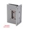 FHC Glendale Adjustable Wall Mount Hinge Full Back Plate- Rear, Satin Nickel (US15) Finished