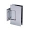 FHC Glendale Adjustable Square Wall Mount Hinge for Shower Doors, Polished Chrome (US26) Finished