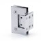 FHC Glendale Adjustable Square Wall Mount Hinge for Shower Doors Back, Polished Chrome (US26) Finished
