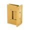 FHC Glendale Series Wall Mount Hinge for Shower Doors- Rear, Polished Brass (US3) Finished