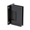 FHC Glendale Series Wall Mount Hinge for Shower Doors, Matte Black (BLK) Finished