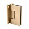 FHC Glendale Series Wall Mount Hinge for Shower Doors, Satin Brass (US4) Finished