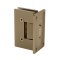 FHC Glendale Square Positive Close Wall Mount Hinge for Shower Door- Rears, Satin Bronze (US10) Finished